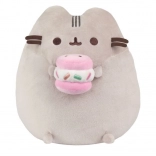 peluche chat Pusheen avec macaron 24 cm