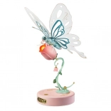 Papillon mécanique rose RoboTime