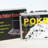set de poker dans une mallette en aluminium 200 pièces