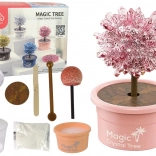 Arbre magique Expériences de culture de cristaux Rose