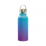 Bouteille isotherme avec bouchon en bambou BAAGL Dégradé bleu-violet 500 ml