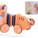 Tigre à tirer en bois Jouéco