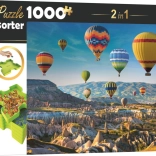 Puzzle et trieur TREFL 2en1 Montgolfières au-dessus de la Cappadoce 1000 pièces
