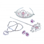 Ensemble pour princesses avec couronne et baguette