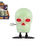 Crâne en plastique sauteur 5 cm - 12 pièces en boîte