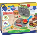 MODELO Pâte à modeler joyeuse Set Hamburger