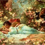 Puzzle Pavillon rose 1000 pièces