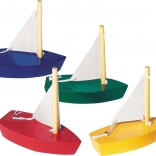 Mini bateaux en bois - 1 pc