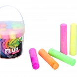 Craies de trottoir fluorescentes 20 pcs