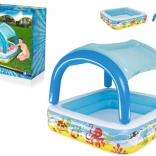 Piscine gonflable pour enfants avec auvent