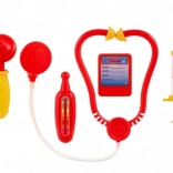 Ensemble de docteur pour enfants avec stéthoscope et sac médical