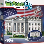 Puzzle 3D Maison Blanche de WREBBIT, 490 pièces