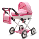 Poussette de poupée de luxe New Baby Comfort – rose