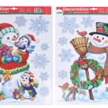 Décoration de fenêtre Noël 41 × 29 cm