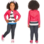 Déguisement enfant GABBY’S DOLLHOUSE – top et serre-tête oreilles de chat (98–104 cm, 3–4 ans)