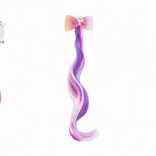 Clip à cheveux avec pendentif licorne arc-en-ciel