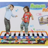 Tapis musical avec instruments – piano de jeu 110 × 36 cm
