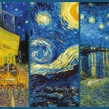 Puzzle Art : Collage nocturne 1000 pièces