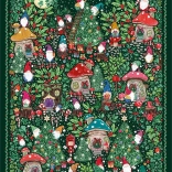 Puzzle Gibsons The Art File : village de Noël 1000 pièces