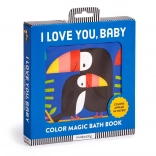 mudpuppy livre de bain magique i love you