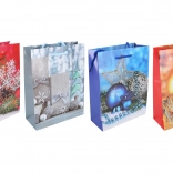 Sac cadeau de taille moyenne Noël