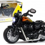 Moto Champion avec moteur à rétrofriction, sons et lumières