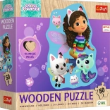 Puzzle en bois Gabynin Maison Magique 50 Pièces