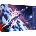 Puzzle Trefl Premium Plus Tea Time : voyage dans l’espace 1000 pièces