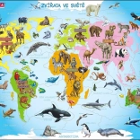 Larsen puzzle éducatif Animaux du monde 28 pièces