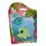 Jouet en peluche crocodile vert Flockies