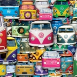 Puzzle Volkswagen Bus Funky Jam 1000 pièces