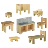 Mobilier miniature en bois CREATIVE KITS