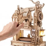 Robotime ROKR puzzle 3D en bois lumineux – presse d’imprimerie classique (303 pièces)