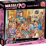 JUMBO Puzzle Wasgij Destiny: Soirée de jeu 1000 pièces