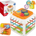 Cube éducatif Woopie Sorter 4-en-1 formes 18m+