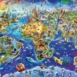 Puzzle Monde fou 2000 pièces EUROGRAPHICS