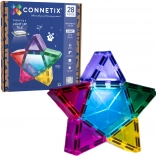 Connetix Light Star Pack pièces de construction magnétiques avec lumière, 28 pcs