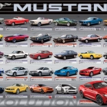Puzzle évolution FORD MUSTANG 1000 pièces