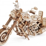 RoboTime Maquette mécanique 3D en bois – moto cruiser