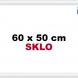 Cadre en plastique pour puzzle 60x50 cm blanc