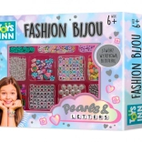 Kit créatif de perles Pearl & Letters pour fabriquer des bijoux