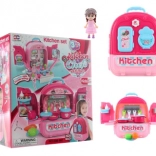 Vaisselle en sac à dos pour enfants 3-en-1