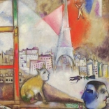 Puzzle Paris à travers la fenêtre 1000 pièces