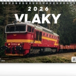 Calendrier de Bureau Trains 2026