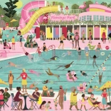 Ravensburger puzzle Joies au bord de la piscine 1000 pièces
