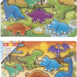 Puzzle en bois dinosaures