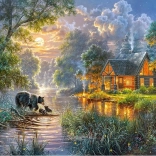 Puzzle CHERRY PAZZI Baie des lucioles 1000 pièces