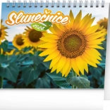 Calendrier de table Tournesol avec citations 2024