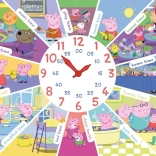 Puzzle avec horloge PEPPA PIG XL 60 pièces