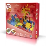 Jeu de construction en plastique BLOK 4 Zoo, 235 pièces